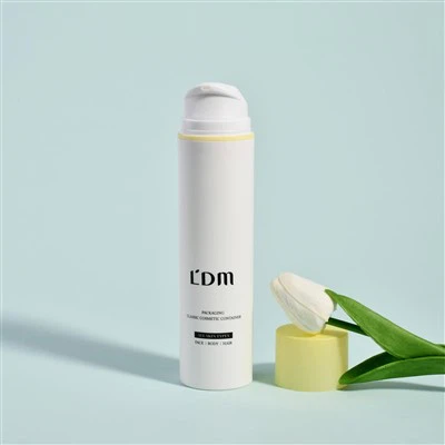 White Airless Pump Bottle